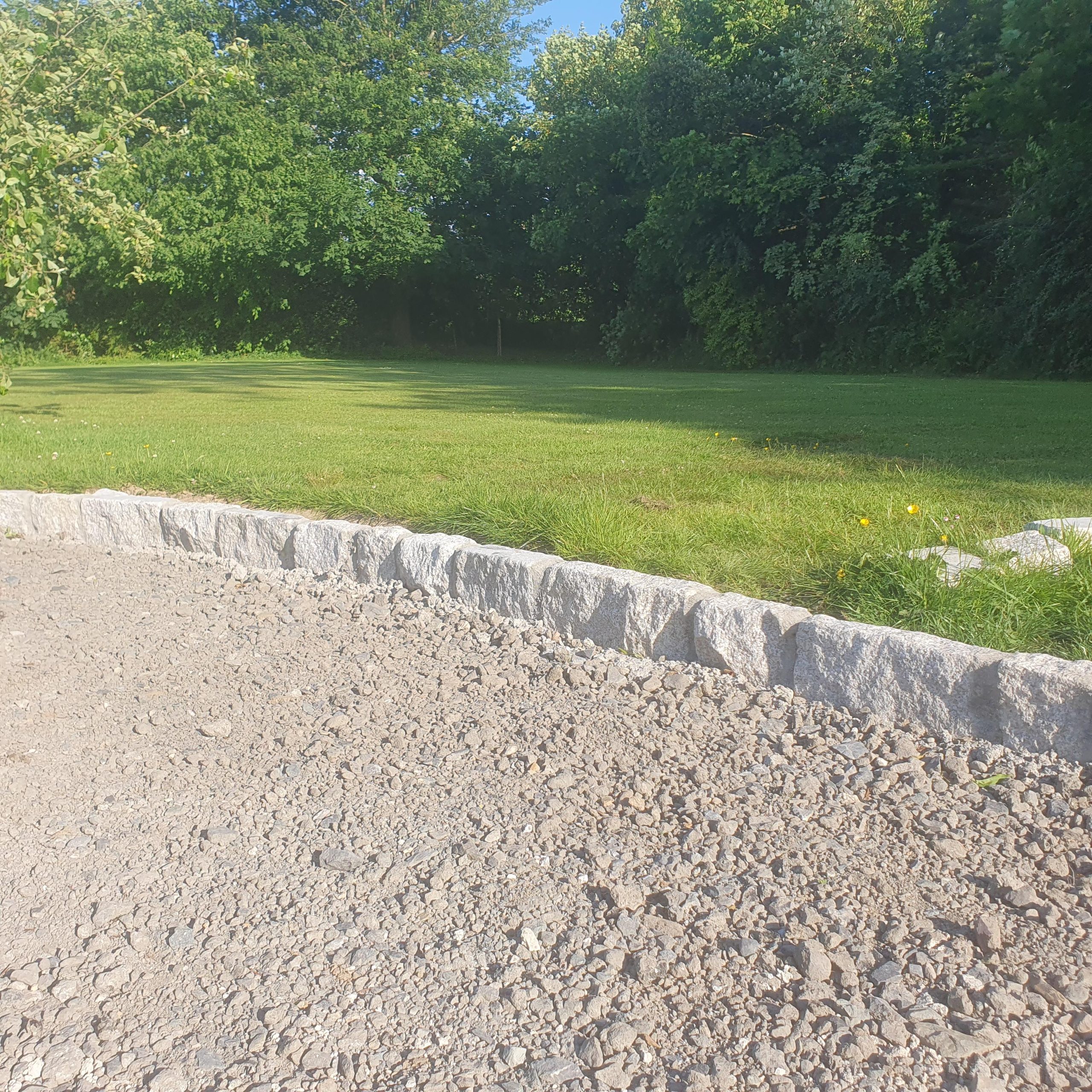 Tumbled Wicklow Granite Kerbs